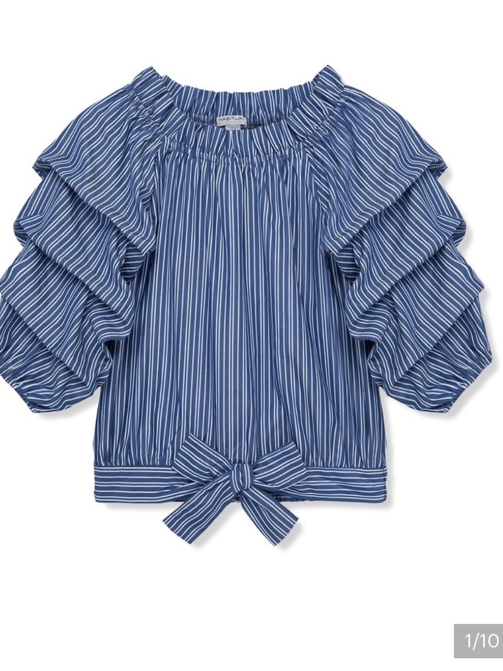 NWT Habitual Blue & White Striped Top